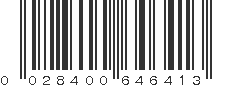 UPC 028400646413