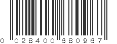 UPC 028400680967