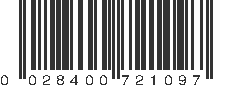 UPC 028400721097