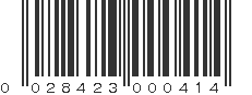 UPC 028423000414