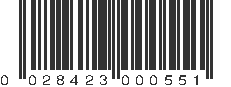 UPC 028423000551