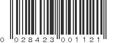 UPC 028423001121