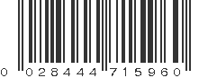 UPC 028444715960