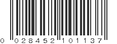 UPC 028452101137