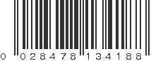 UPC 028478134188