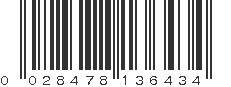 UPC 028478136434