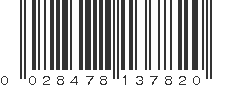 UPC 028478137820