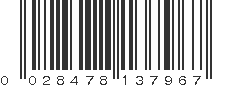 UPC 028478137967