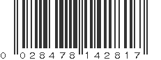 UPC 028478142817