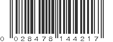 UPC 028478144217