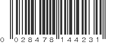 UPC 028478144231