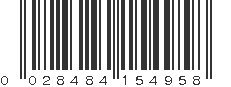 UPC 028484154958