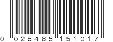 UPC 028485151017