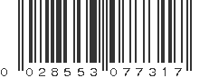 UPC 028553077317