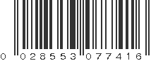 UPC 028553077416