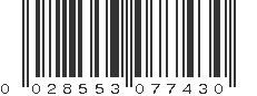 UPC 028553077430