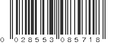 UPC 028553085718