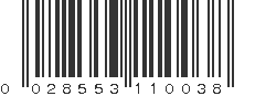 UPC 028553110038