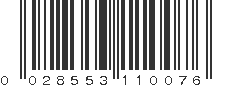 UPC 028553110076