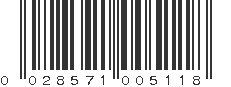 UPC 028571005118