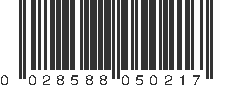 UPC 028588050217