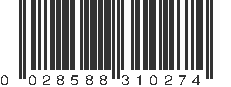 UPC 028588310274