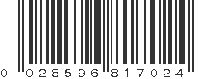 UPC 028596817024