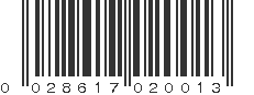 UPC 028617020013