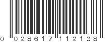 UPC 028617112138