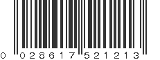 UPC 028617521213