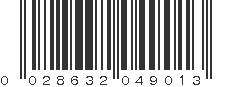 UPC 028632049013