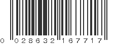 UPC 028632167717