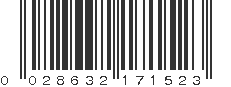 UPC 028632171523