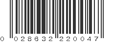 UPC 028632220047