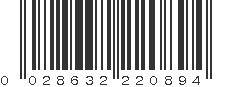 UPC 028632220894