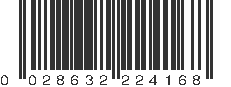 UPC 028632224168