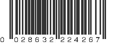 UPC 028632224267