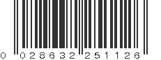 UPC 028632251126