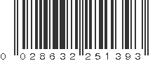 UPC 028632251393