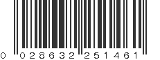 UPC 028632251461