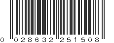 UPC 028632251508