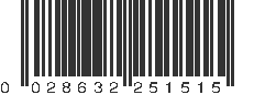 UPC 028632251515