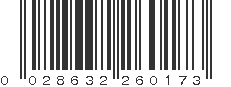 UPC 028632260173