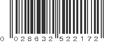 UPC 028632522172