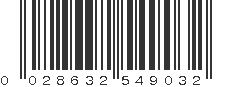 UPC 028632549032