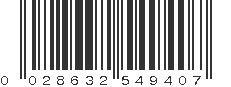 UPC 028632549407