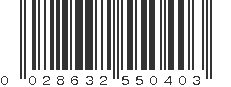 UPC 028632550403