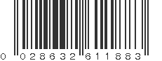 UPC 028632611883