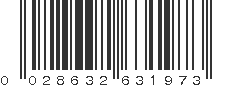 UPC 028632631973