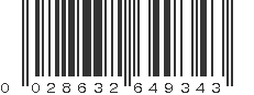 UPC 028632649343